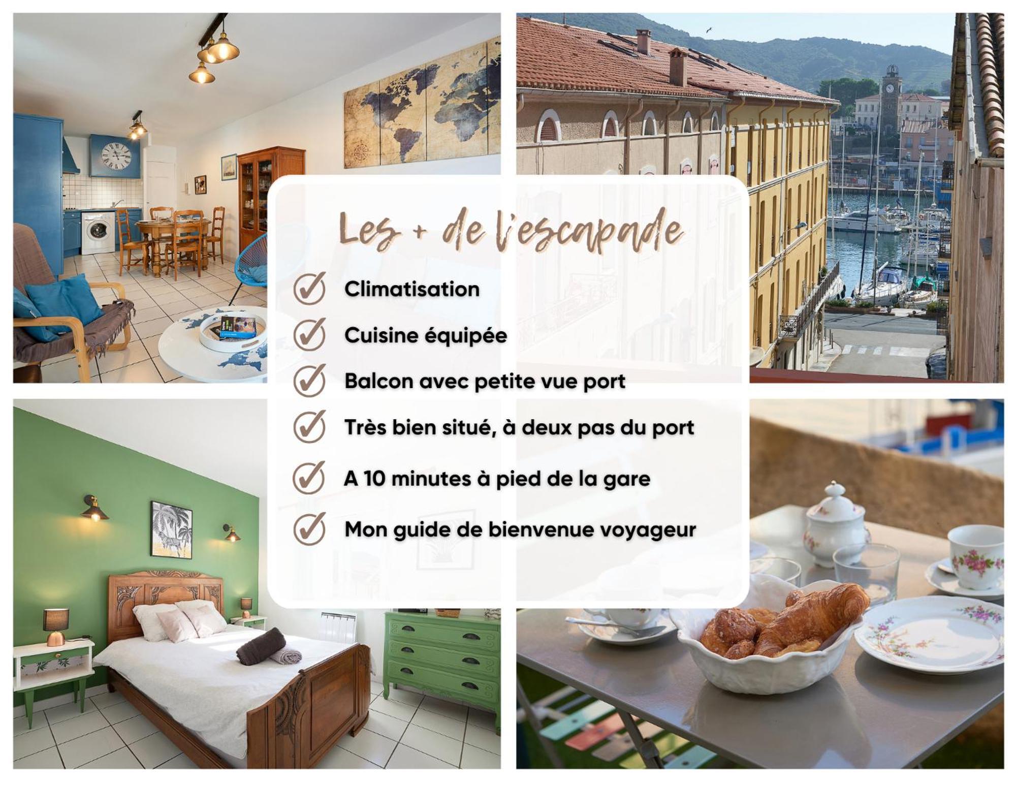 포르방드르 L'Escapade, Port A 200M, Climatisation Et Balcon 아파트 외부 사진